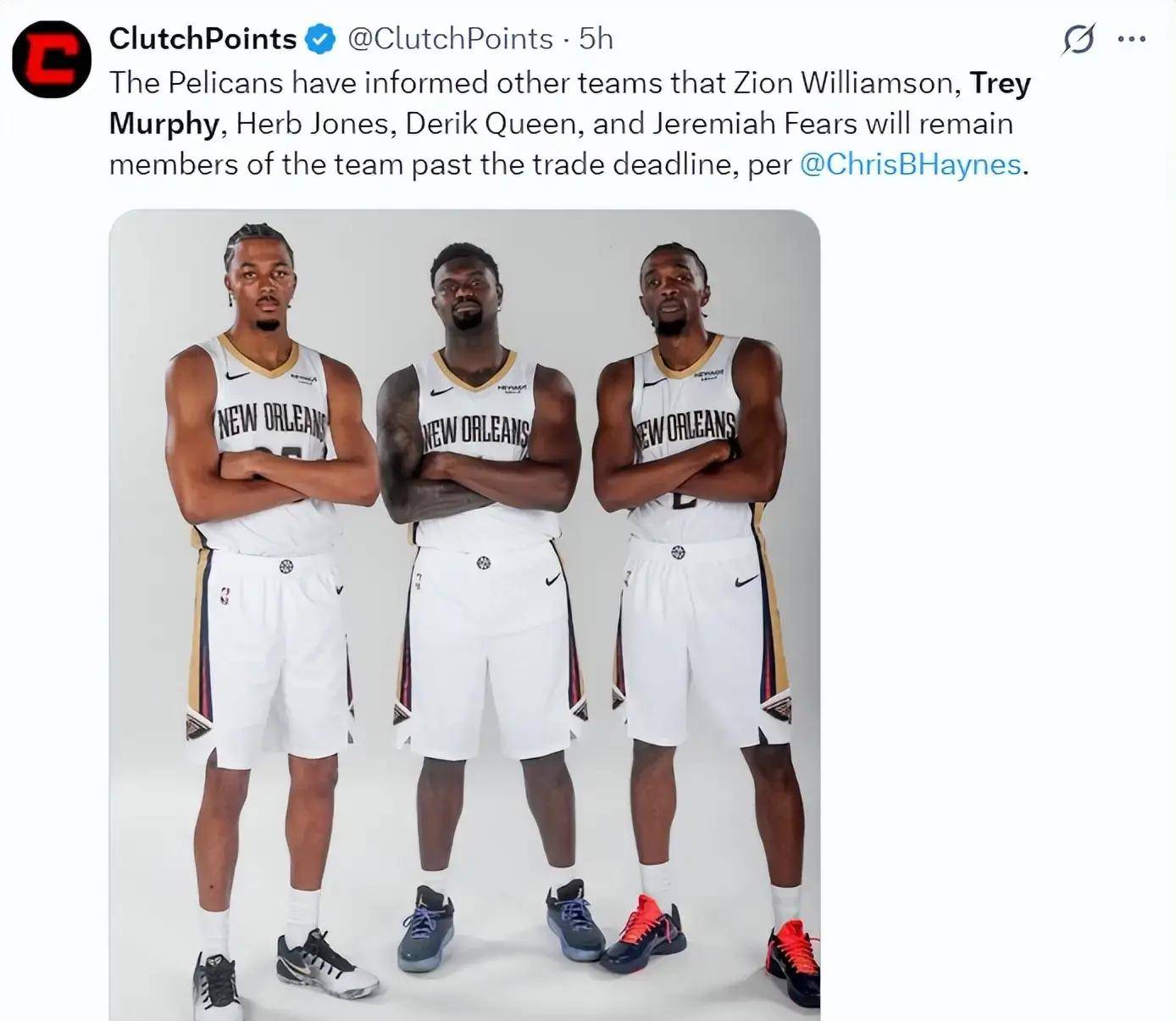 九游体育入口-关于NBA总决赛赛程吃紧，新奥尔良鹈鹕赛后内部沟通，更衣室稳定，球队文化再被提及的信息